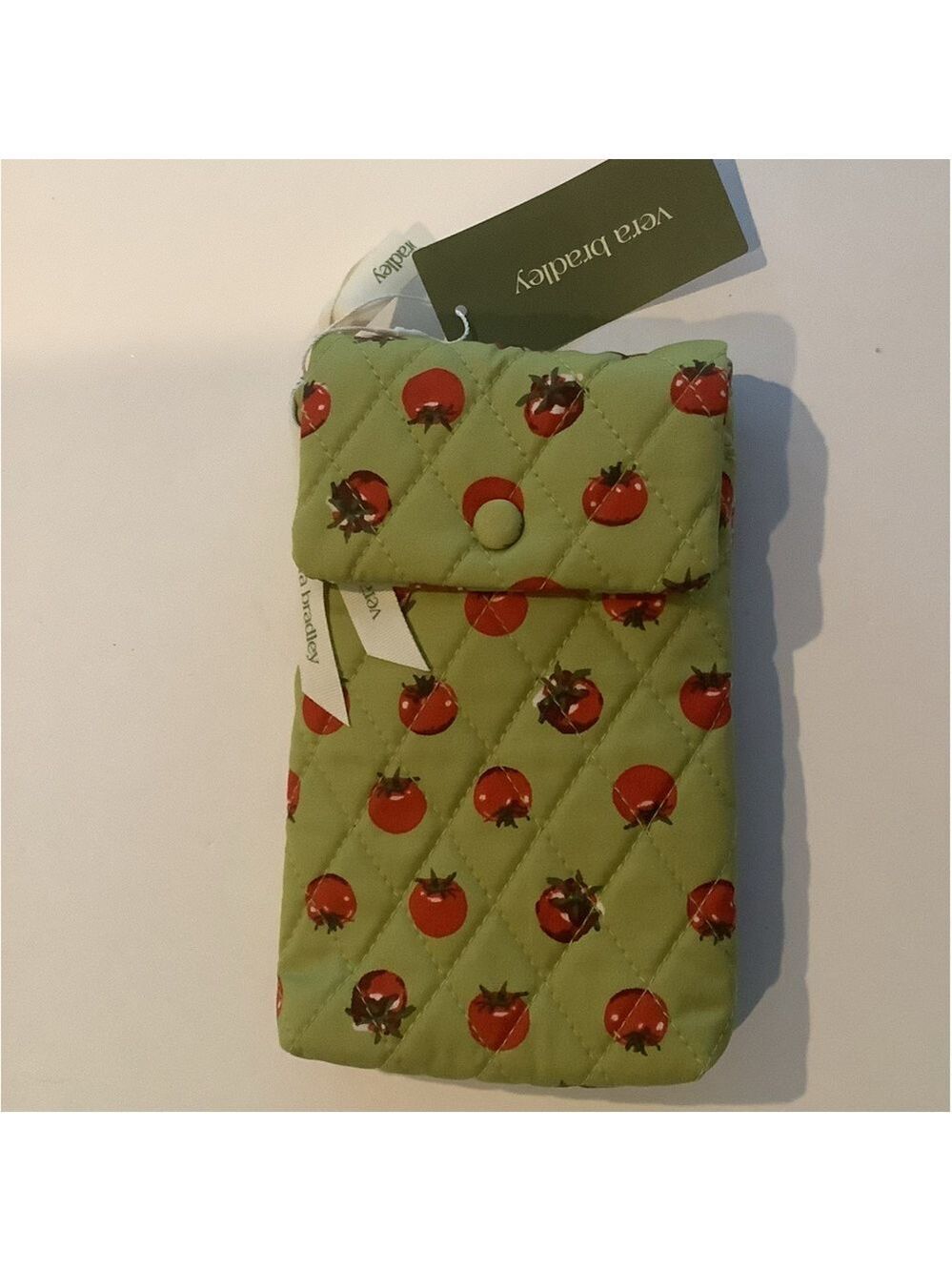 Vera Bradley Phone Case Crossbody Bag In Tiny Tomato New